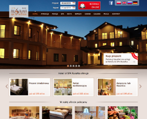 Strona internetowa Hotelu & SPA Rusalka